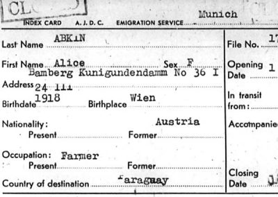 MyHeritage Adds JDC Emigration Service Card Records to Its Online Offerings