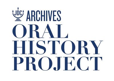 JDC Archives Announces Completion of New Oral History Project